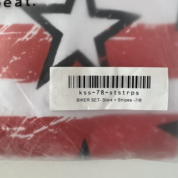 NEW Millie + Roo Stars + Stripes Biker Set (7/8) - Picture 6 of 6